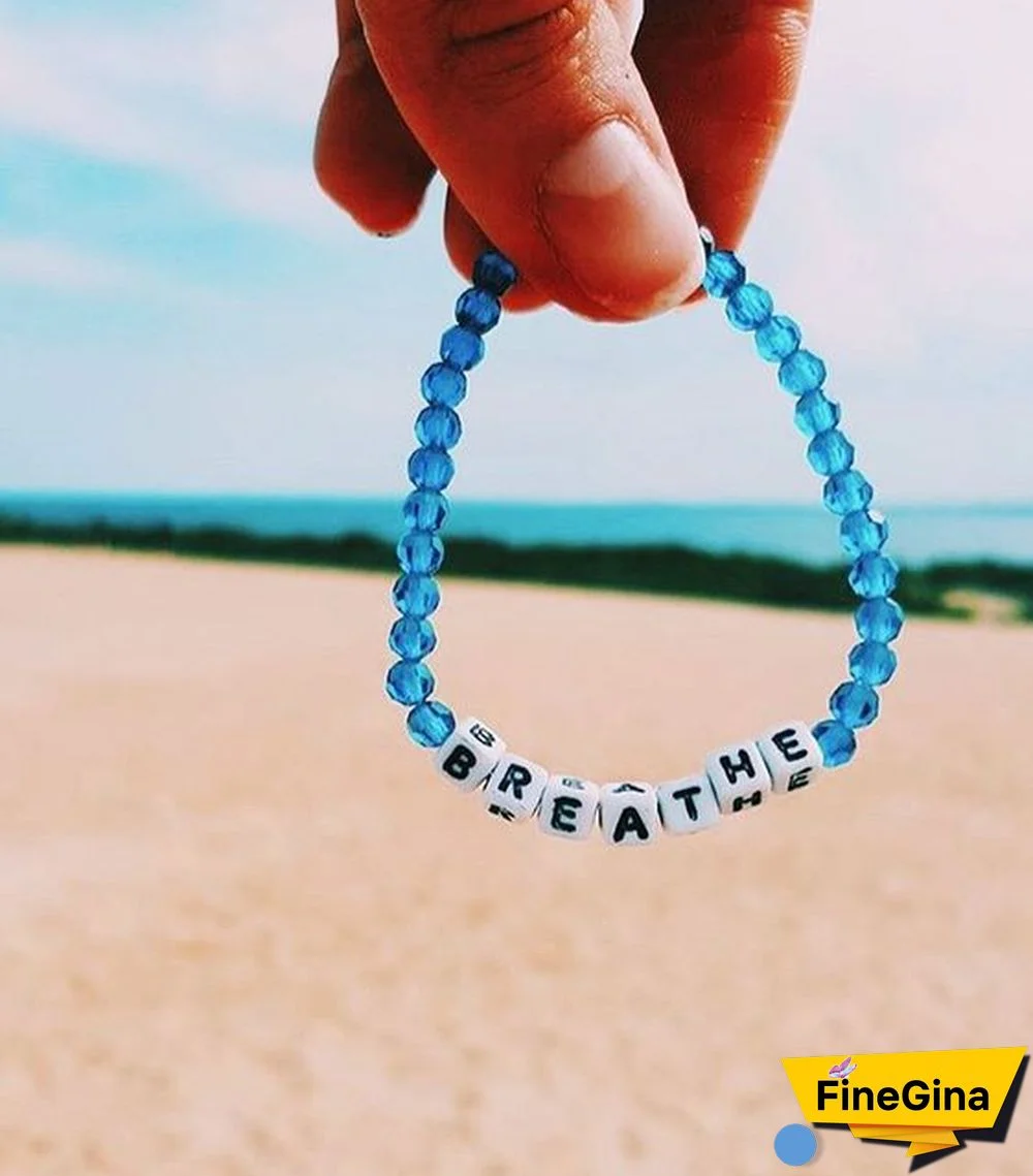 Personalized Saying Alphabet Bead Word Kandi Bracelets