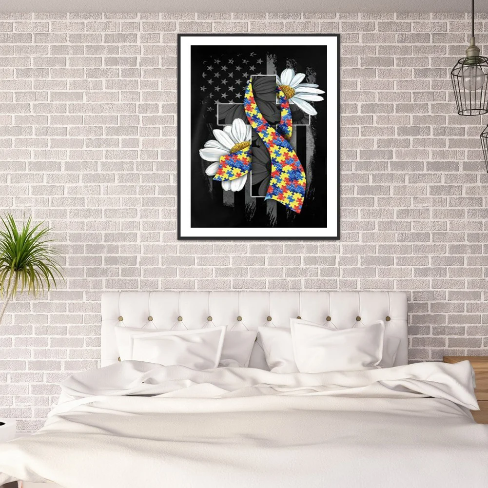 Full Round Diamond Painting 30*40cm - Cross