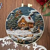 Xmas House-Embroidery Kit