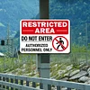 Restricted - Vintage Metal Signs(12*16Inch) - Warning