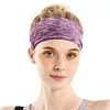 Unisex Sport Plain Colorful Lines Elastic Sweat Hair Head Bands