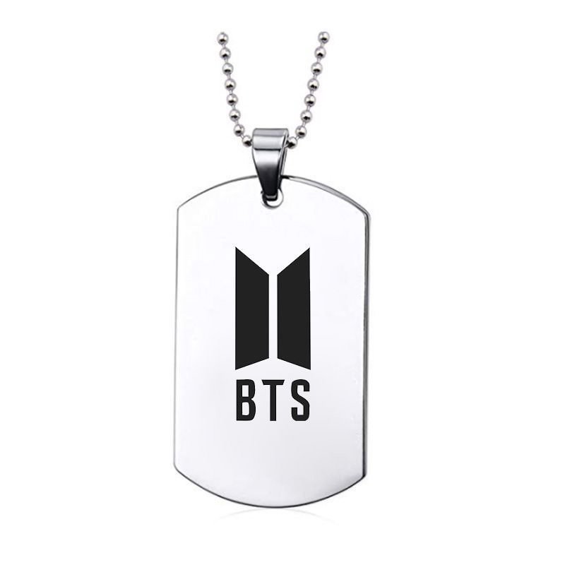 방탄소년단 Letter Logo Necklace