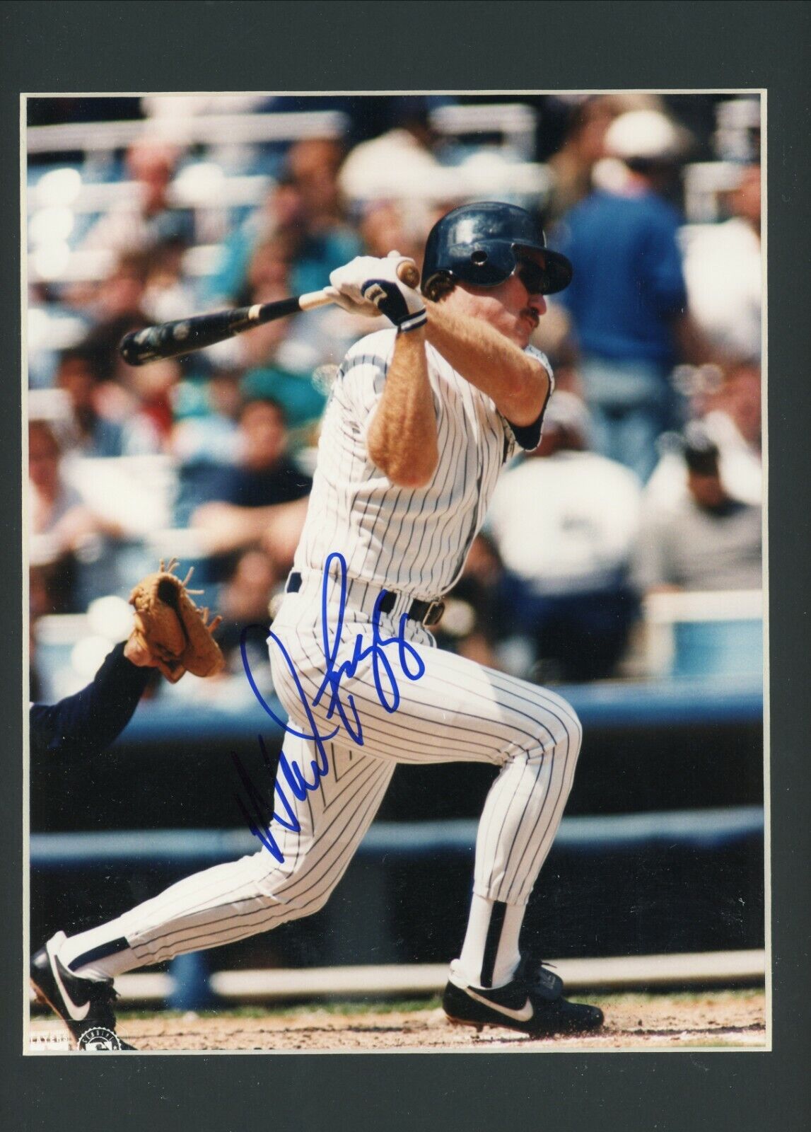 Wade Boggs Yankees Red Sox HOF Signed Autographed Matted 8x10 Glossy Photo Poster painting COA