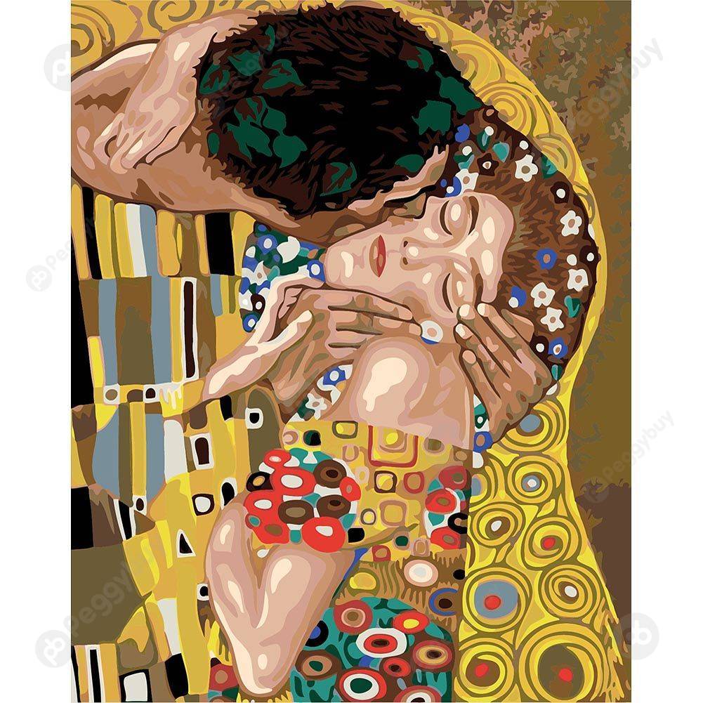 

40*50CM Paint By Numbers-Lover Kiss, 501 Original