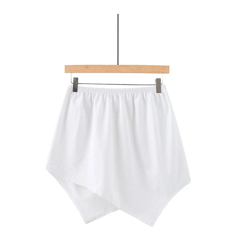 Women Fake Fashion False Shirt Tail Blouse Hem 2021 top New Cotton Detachable black Underskirt UK skirts womens mini skirt