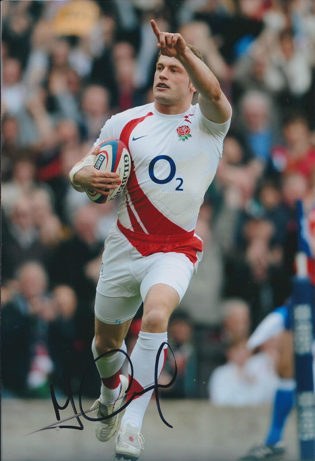 Mark CUETO Signed Autograph 12x8 Photo Poster painting AFTAL COA RUGBY Sale SHARKS Premiership