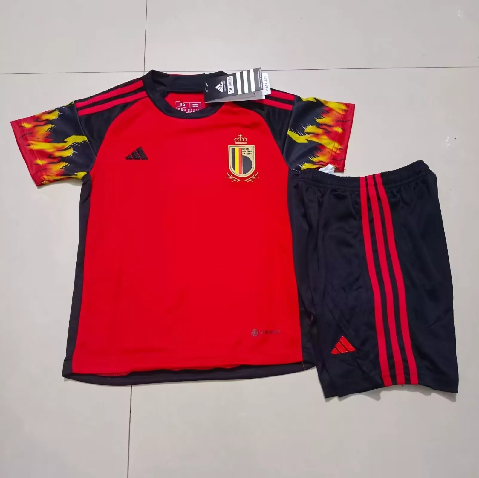 Kit Enfant Belgique Maillot De Fou, site maillot de foot pas cher