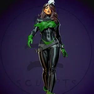 pornhint Pornhint Rogue NSFW X Men STL Model for Resin Printer Figure 3D Printing High Quality Diorama NSFW