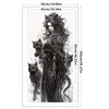 Cat Lady Full 14CT 2 Strands DIY Counted Cross Stitch Kits Large Size 50x100cm Needlework Embroidery Kit for Beginners Adults Gift Home Wall Decor