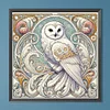 Diamond Painting-DIY Full Round Drill Owl(40x40cm)