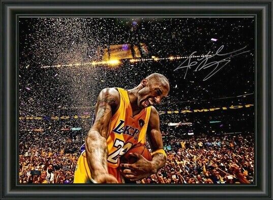 Kobe Bryant Lakers - A4 SIGNED Photo Poster painting POSTER PRINT 3 -  POSTAGE