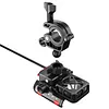 Cooling Motorcycle Phone Mount with USB/TYPE-C Charging Port Motorcycle Phone Holder 360 Rotation Cellphone Cradle Adjustable for 5.4-7.8 Inch Smartphone (Handlebar)