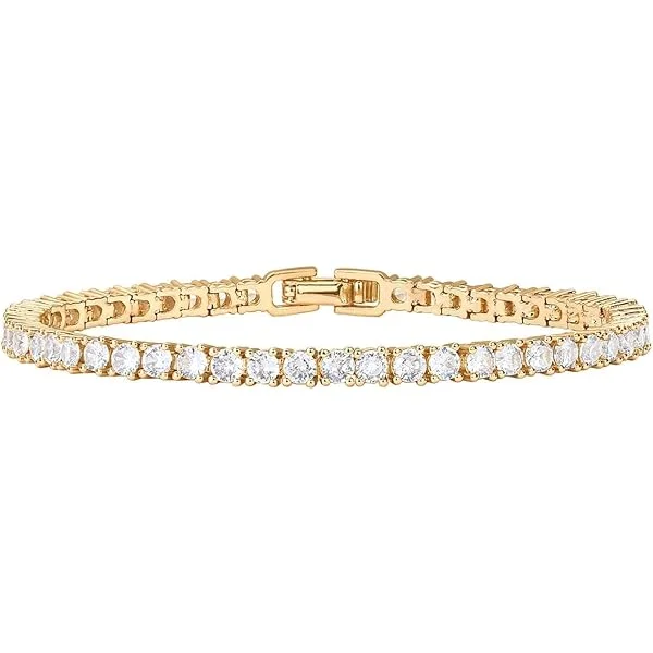Pave Diamonds Tennis Bracelet