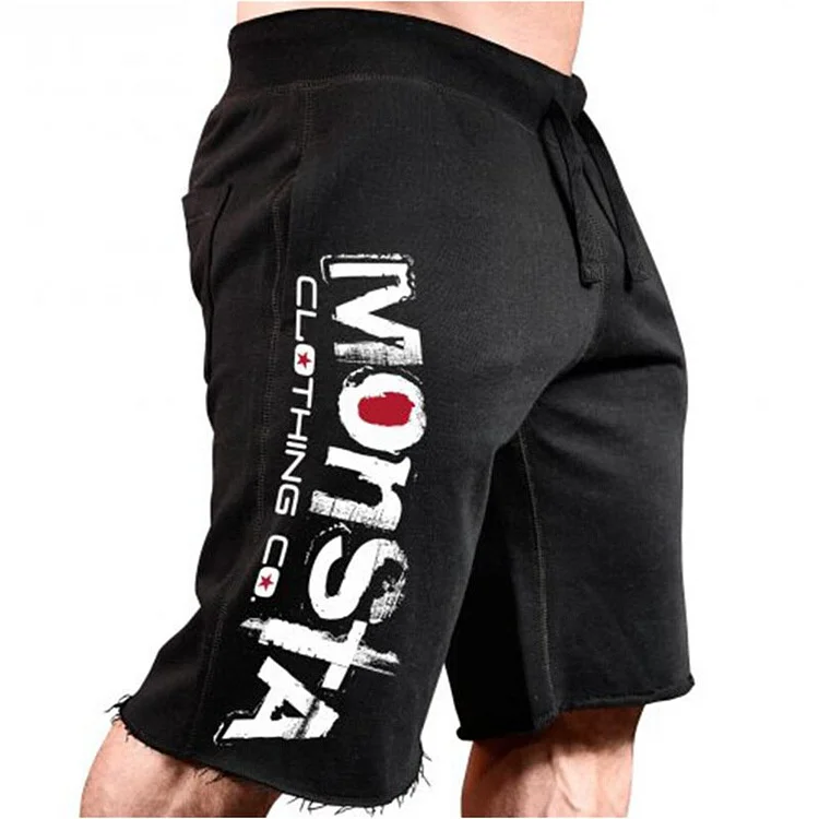 Men's Casual Cotton jogger Shorts men cute Sweatpants Male Fitness Bodybuilding Workout Man Fashion Crossfits brand Short