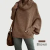 🎉50% OFF🥳Women's Batwing Cowl Neck Sweater with Pockets