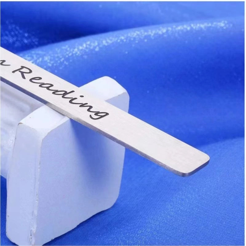 5 Pieces Letter School 201 Stainless Steel Minimalist Bookmark