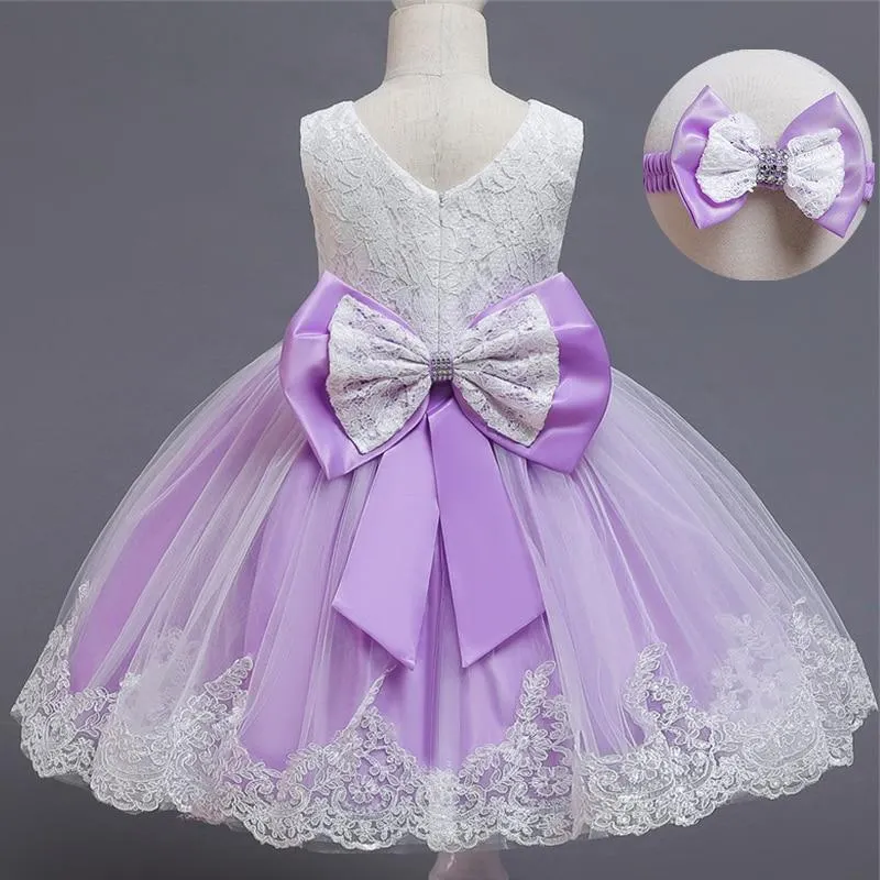 Newborn Baby Girl 1 Year Birthday Dress Tutu First Christmas Party Cute Bow Dress Infant Christening Gown Toddler Girls Clothes