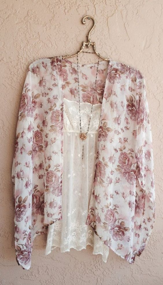 Oversized Casual Printed Kimono P175195594