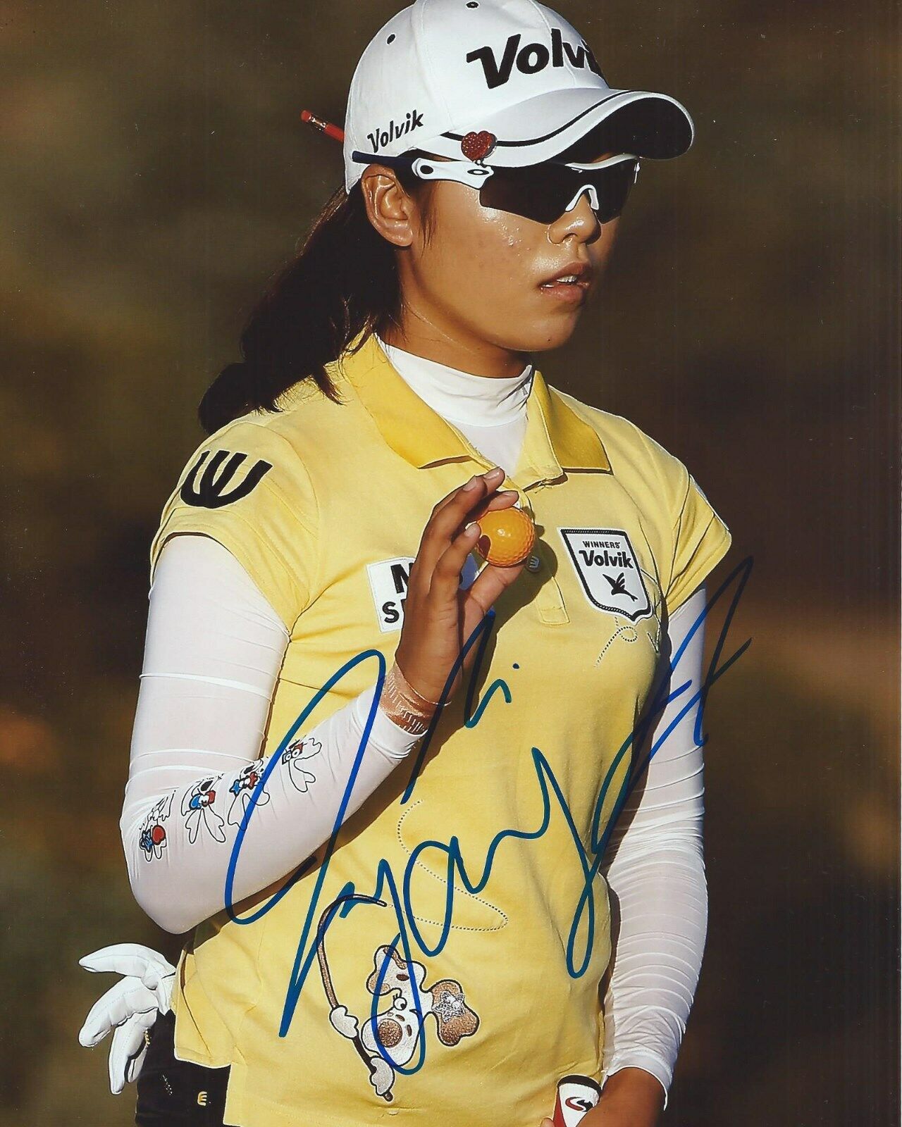 Mi-Hyang Lee Signed 8×10 Photo Poster painting LPGA Autographed COA B