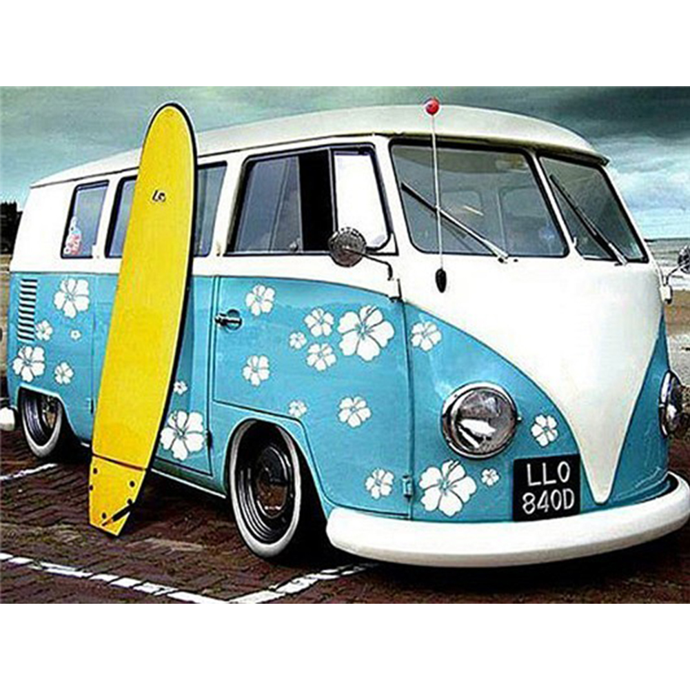 

40*30CM - Round Drill Diamond Painting - Car, 501 Original