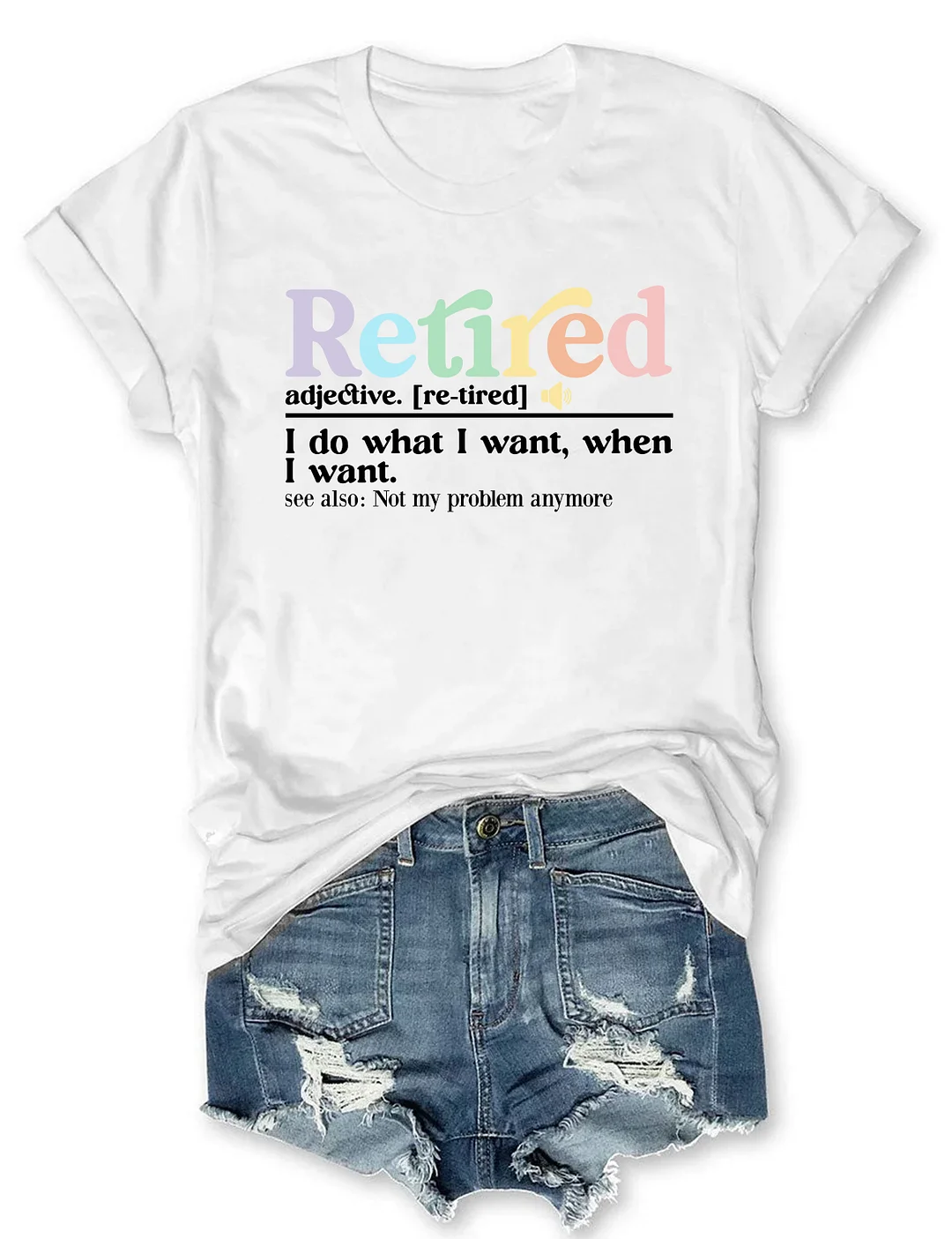 Retired Definition T-shirt