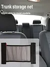 Car Back Rear Trunk Storage Net Elastic Storage Bag for Car Stowing Tidying (L)