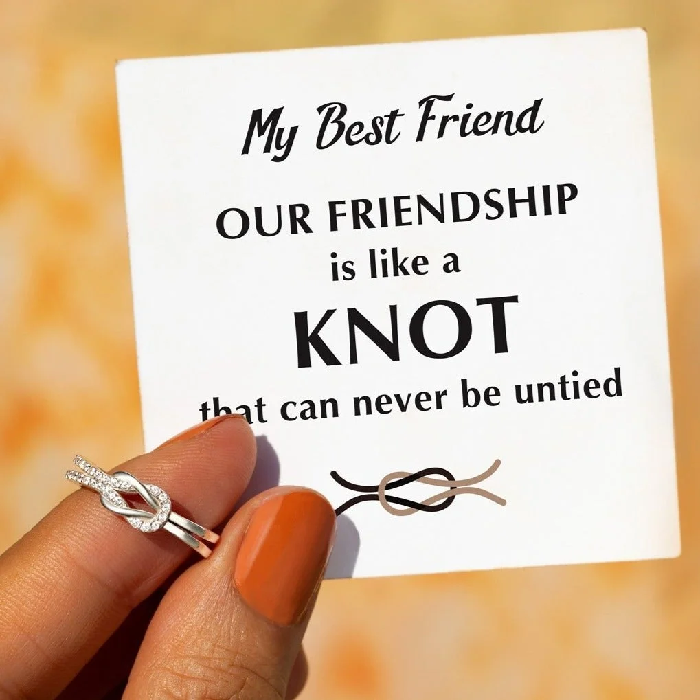 Best Friend Love Knot Ring