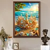 Diamond Painting -DIY Round Drill Starfish Ocean Crown