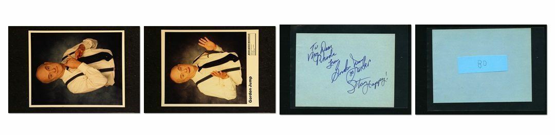 Gordon Jump - Signed Autograph and Headshot Photo Poster painting set - Seinfeld