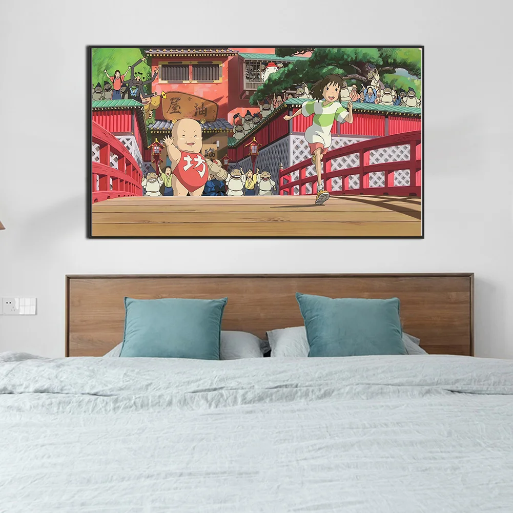 Diamond Painting - Full Round Drill - Spirited Away(Canvas|70*40cm)