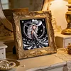 Special Shape Rhinestone Diamond Painting Kit(Silver Hat Butterfly Girl)
