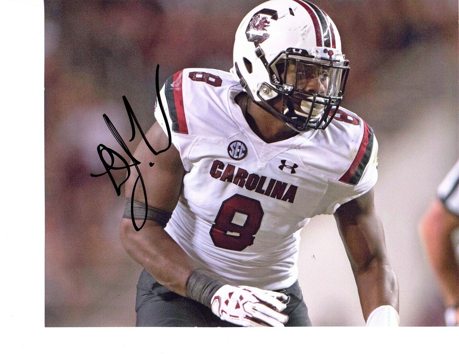 DJ Wonnum South Carolina signed autographed 8x10 football Photo Poster painting D.J. d