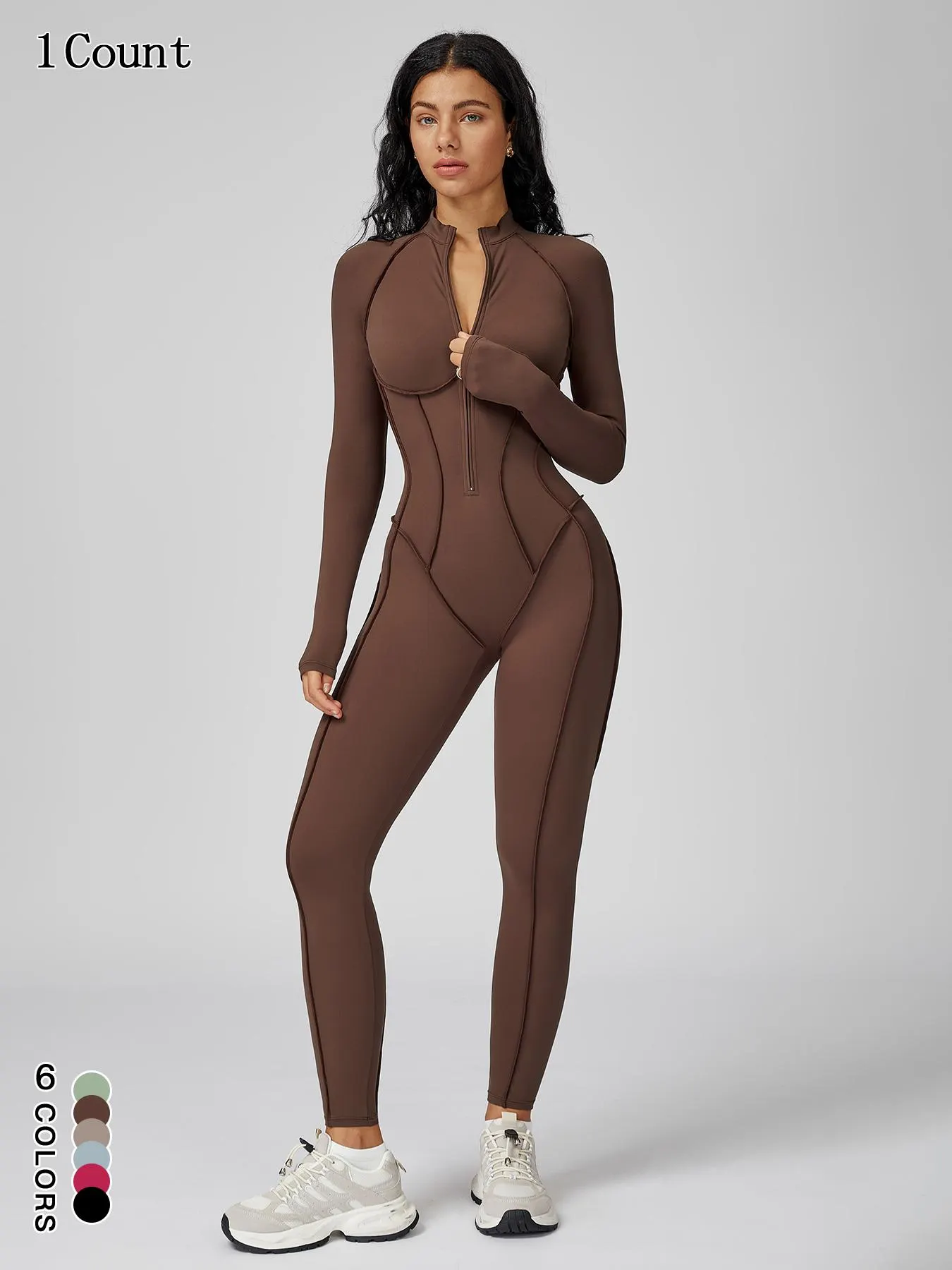 Viral Tiktok Trend Sleeveless Athletic Bodysuit, Bbuttery Soft Tummy Control Butt Lifting One Piece Stretchy Sports Jumpsuit, Casual Slim-Fitting Below the Knee Viral Tiktok Trend Sleeveless Athletic Bodysuit, Bbuttery Soft Tummy Control Butt Lifting One Piece Stretchy Sports Jumpsuit, Casual Slim-Fitting Below the Knee