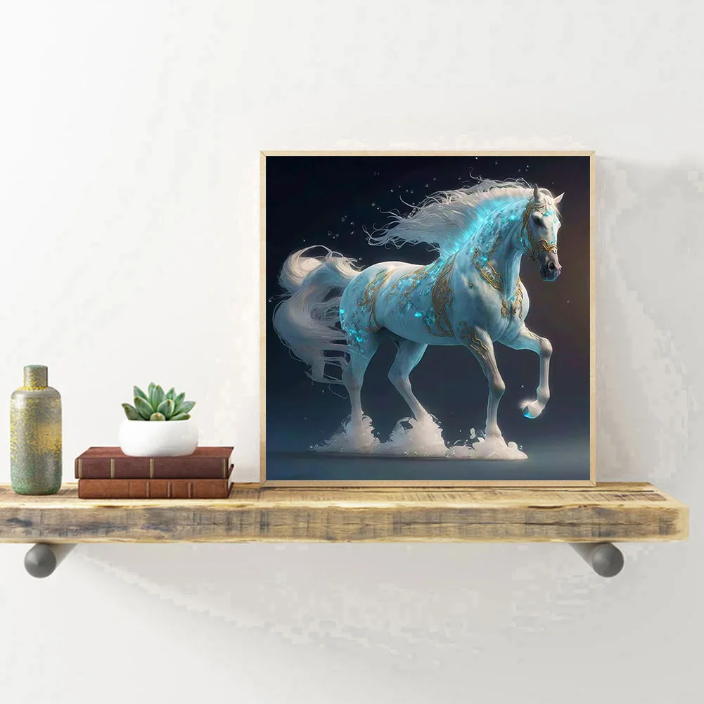 Diamond Painting - Full Round Drill - Horse(Canvas|30*30cm)