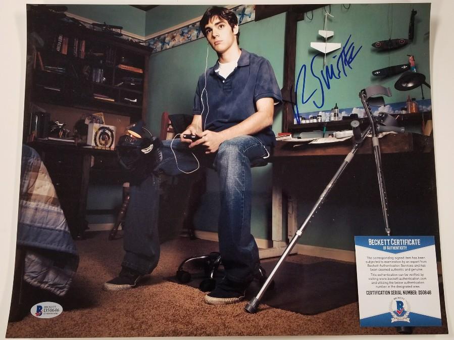 RJ MITTE Signed 11x14 Photo Poster painting BREAKING BAD Flynn Autograph ~ Beckett BAS COA