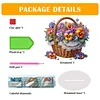 (US Local)Flower Double Sided Effect Table Top Diamond Painting Desktop Ornaments Kit(Phalaenopsis)