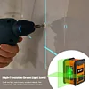 2 Lines Level High-precision Green Light Level Tool for Ceramic Tile Stone Brick