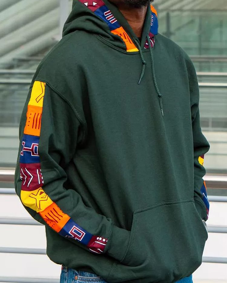 Men's aztec printed hoodie be5f