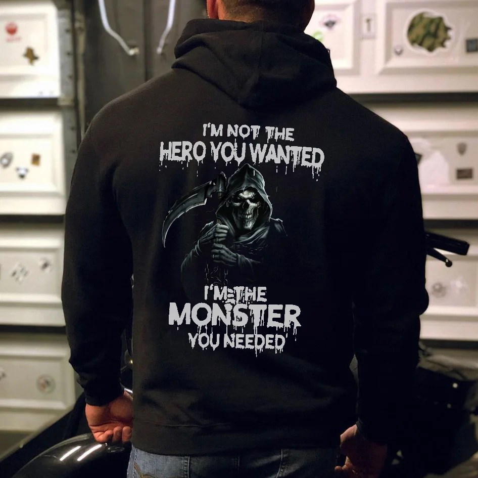 Livereid I'm Not The Hero You Wanted I'm The Monster You Needed Hoodie - Livereid