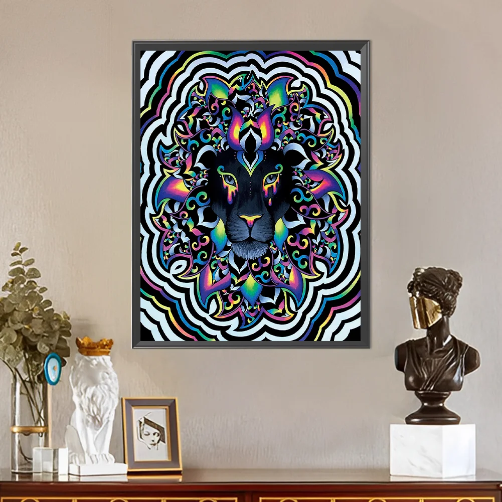 Diamond Painting - Full Round Drill - Panther(Canvas|40*50cm)