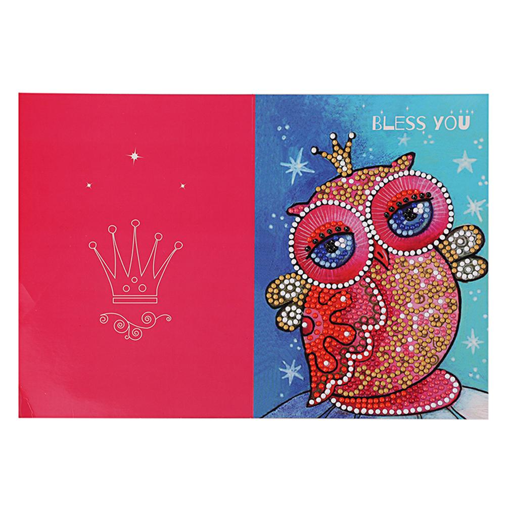 

Owl-Creative Diamond Greeting Card, 501 Original