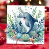 6PCS DIY Diamond Art Greeting Cards Ocean Theme Congratulations Cards & Gifts