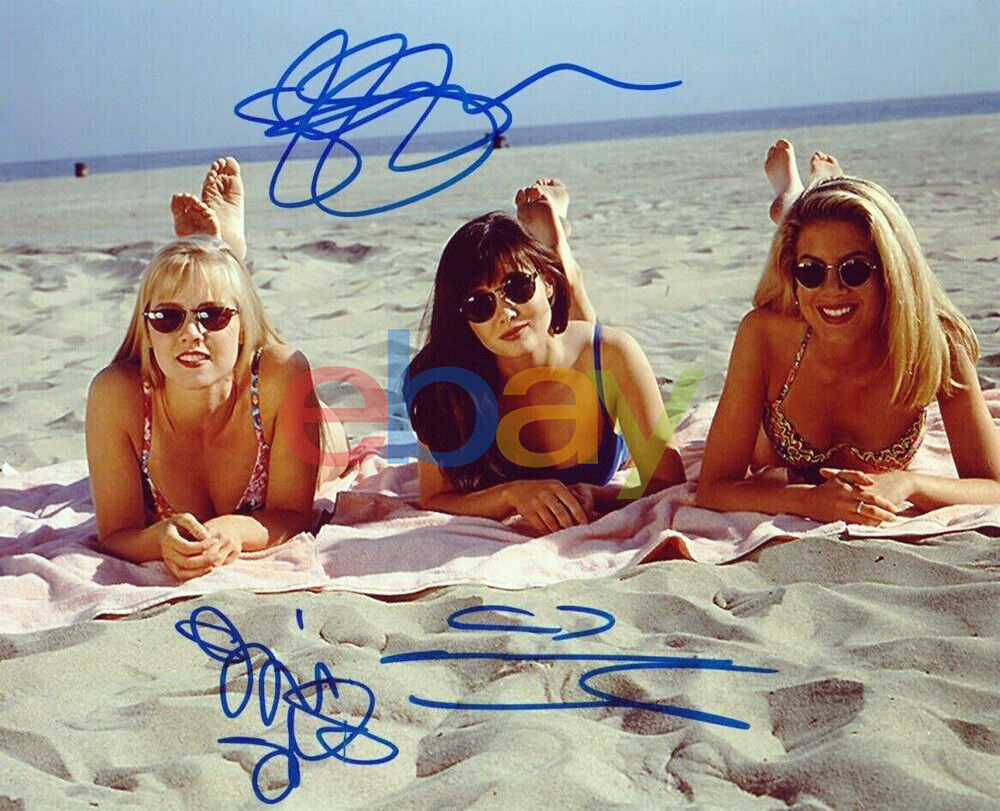 Shannen Doherty Spelling Garth 90210 Autographed Signed 8x10 Photo Poster painting