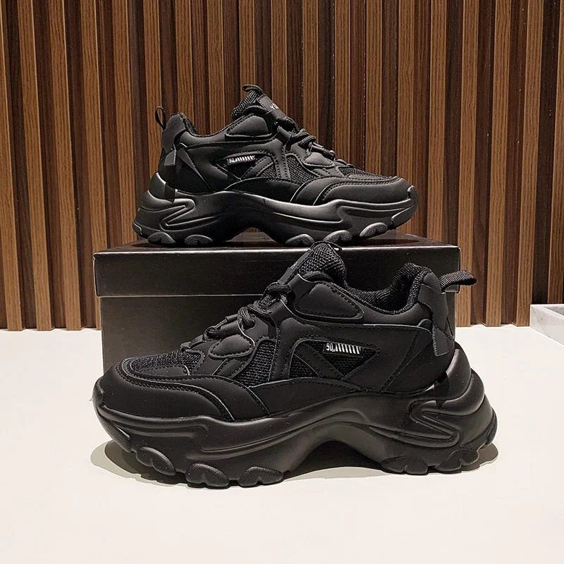 Women Platform Chunky Sneakers Designers Fashion Brand Casual Shoes Woman Tennis Basket Female Summer Vulcanized Shoes 2022