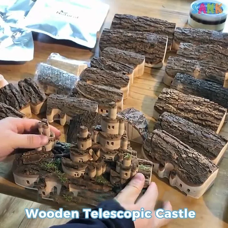 Sank Wooden Telescopic Castle