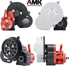 AMK 1/10 RC Car Gearbox Metal Complete Transmission Case with Gear for Axial SCX10 SCX10 II 90047 RC Crawler Car