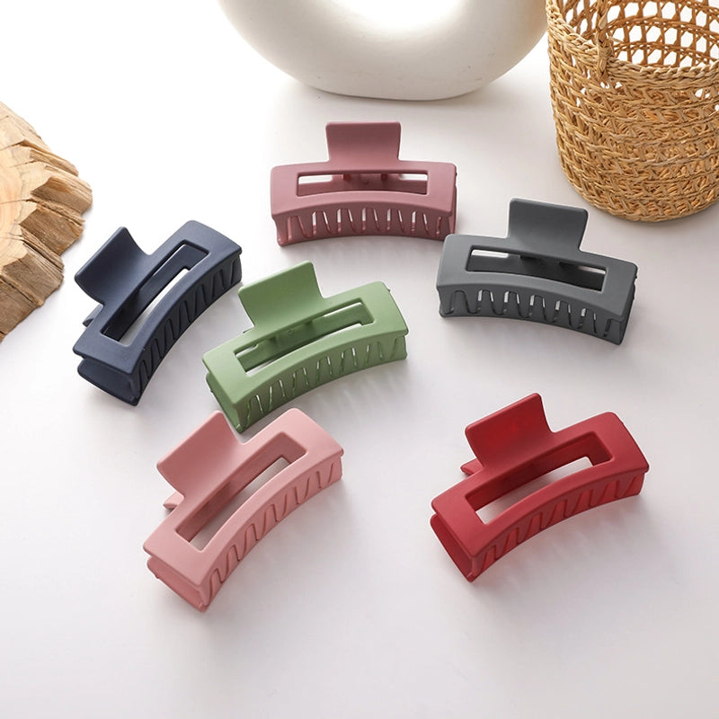 Korea Simple Square Type Back Head Plate Hair Ornaments Bath Shark Clip