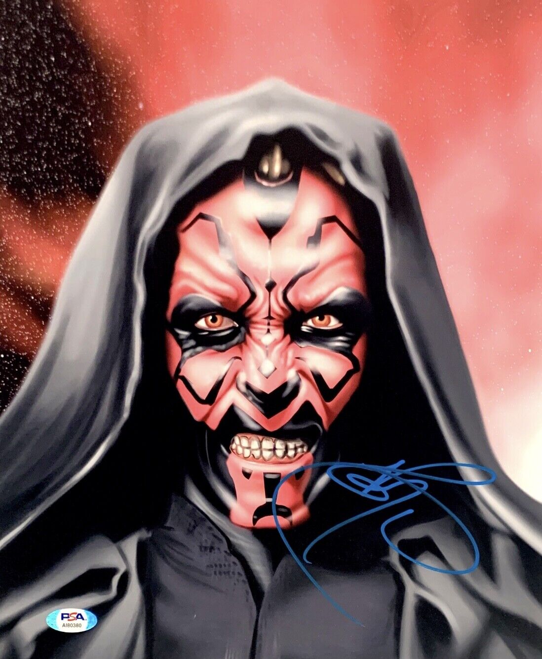 Ray Park Signed 16x20  Darth Maul 