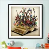 Book Butterfly  | Full Round Diamond Painting Kits