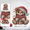 Diamond Painting Acrylic Winter Bear Desktop Diamond Art Kits for Table Decor